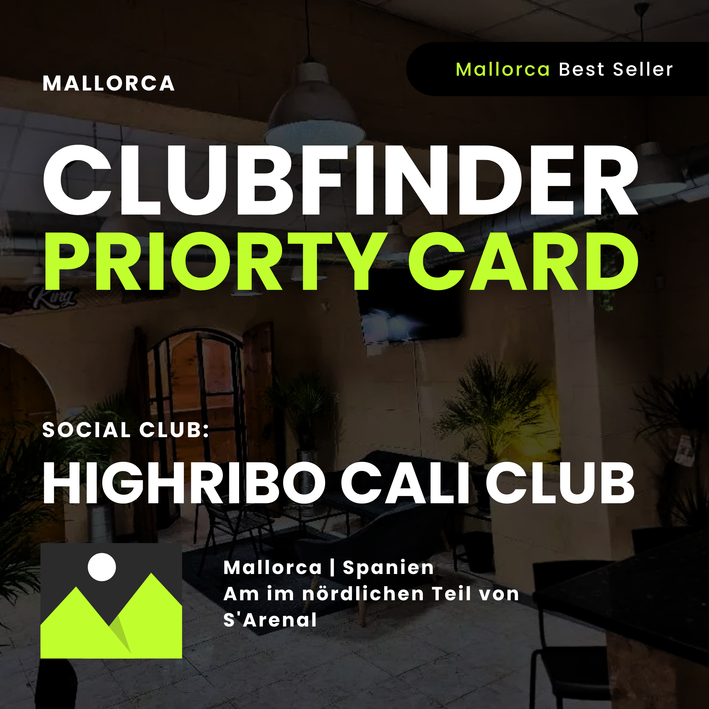 Clubfinder Priority Card | Highribo Cali Club