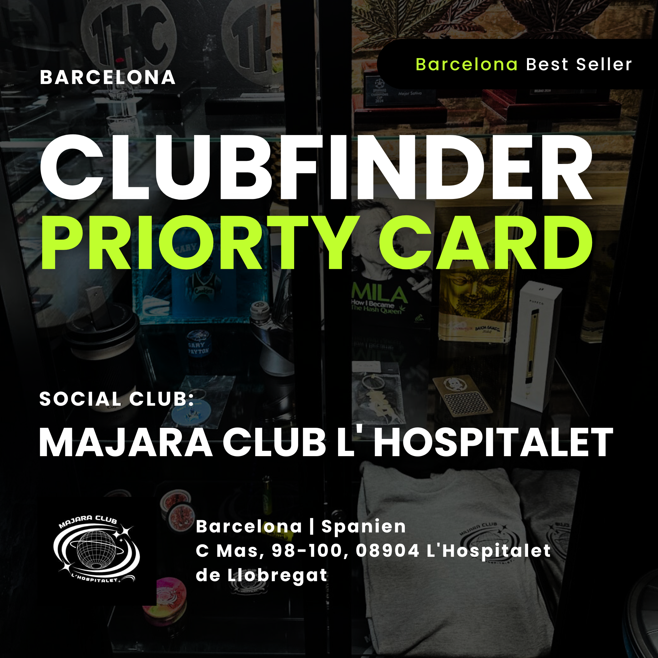 Clubfinder Priority Card | Majara Club L' Hospitalet
